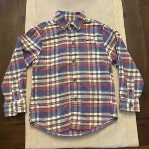 Boys Vineyard Vines flannel button up shirt 3T